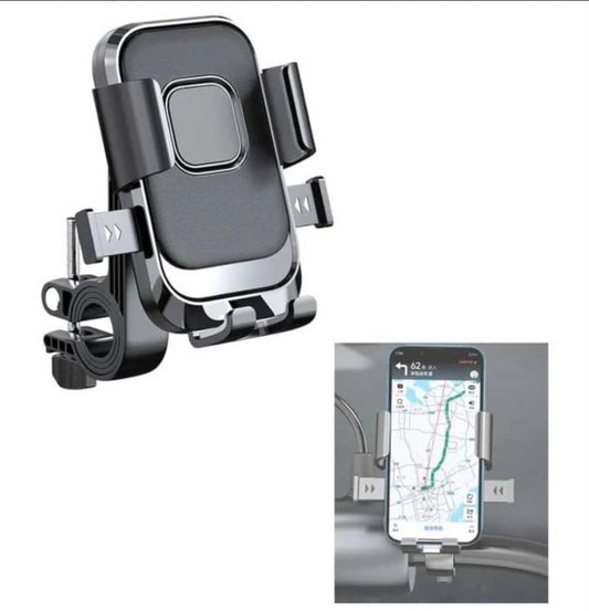 Support Téléphone Moto & Vélo – Fixation Guidon Universelle