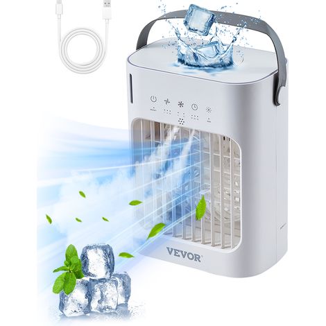 Mini Climatiseur Portable VEVOR – Refroidisseur d'Air USB avec Glace