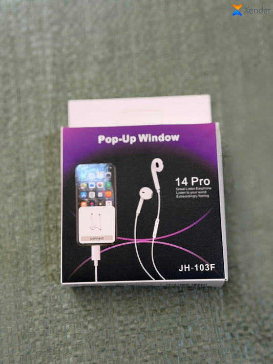Écouteurs 14 Pro JH-103F – Pop-Up Window, Connexion Instantanée